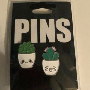Succulent Pins Set of 2 Pieces Plants New Kalan